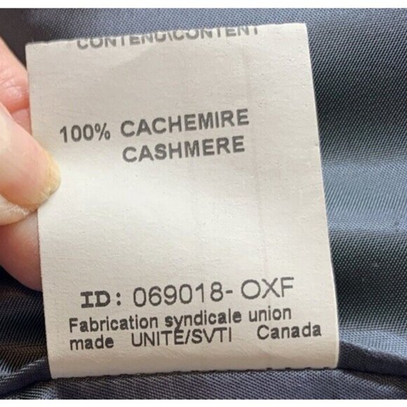 Arnold Brant Harry Rosen 41 L-T Pure Cashmere Blue Black Blazer Sport Coat READ! - Picture 9 of 13